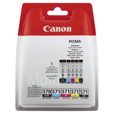Canon - Cartuccia - C/M/Y/K - 0372C004