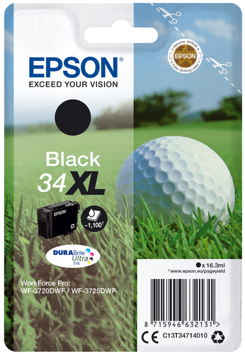 Epson - Cartuccia ink - 34XL - Nero - C13T34714010 - 16,3ml