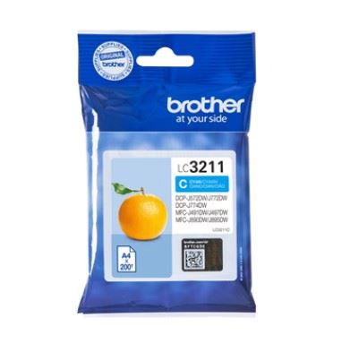 Brother - Cartuccia - Ciano - LC3211C - 200 pag