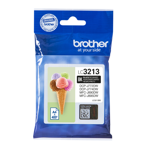 Brother - Cartuccia - Nero - LC3213BK - 400 pag
