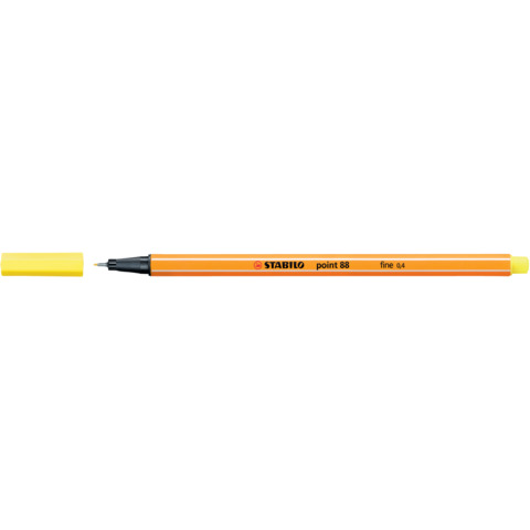 Fineliner Point 88 - tratto 0,4 mm - giallo limone 24 - Stabilo