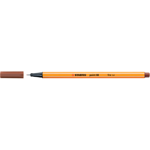 Fineliner Point 88 - tratto 0,4 mm - sanguigna 38 - Stabilo
