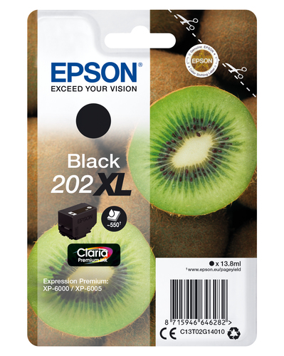 Epson - Cartuccia ink - 202XL - Nero - C13T02G14010 - 13,8ml