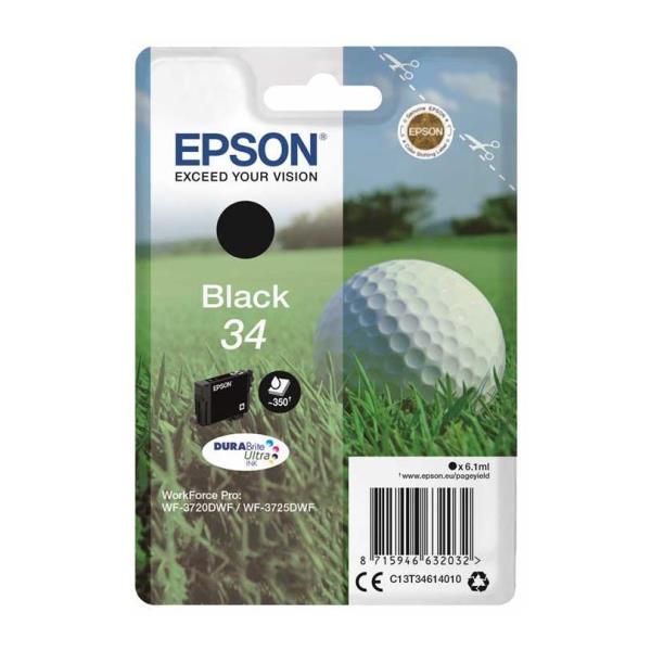 Epson - Cartuccia ink - 34 - Nero - C13T34614010  - 6,1ml