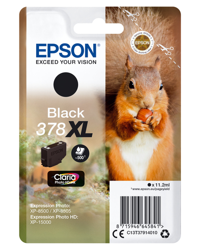 Epson - Cartuccia ink - 378XL - Nero - C13T37914010 - 11,2ml