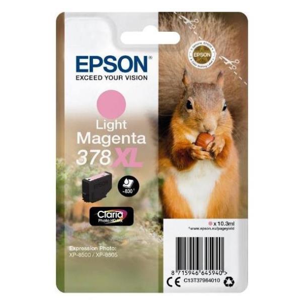 Epson - Cartuccia ink - 378XL - Magenta chiaro - C13T37964010 - 10,3ml
