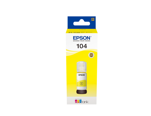 Epson - Tanica - 104  - Giallo - C13T00P440  - 65ml