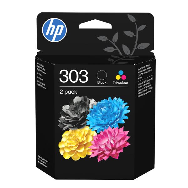 Hp - Cartuccia ink originale- 303 - C/M/Y/K - 3YM92AE - C/M/Y 165 pag / K 200 pag