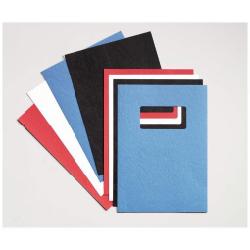 Copertine LeatherGrain per rilegatura - A4 - goffrate - blu - 250 gr - GBC - conf. 100 pezzi