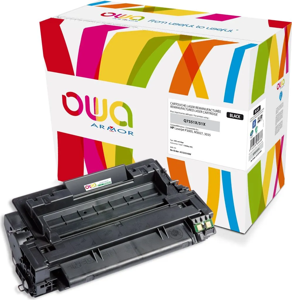 Armor - Toner Compatibile per Hp - Nero - Q7551X  - 13.000 pag