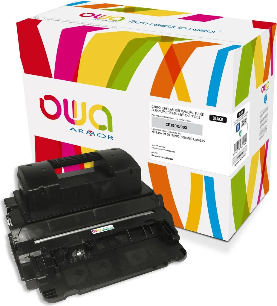 Armor - Toner Compatibile per Hp - Nero - CE390X - 24.000 pag