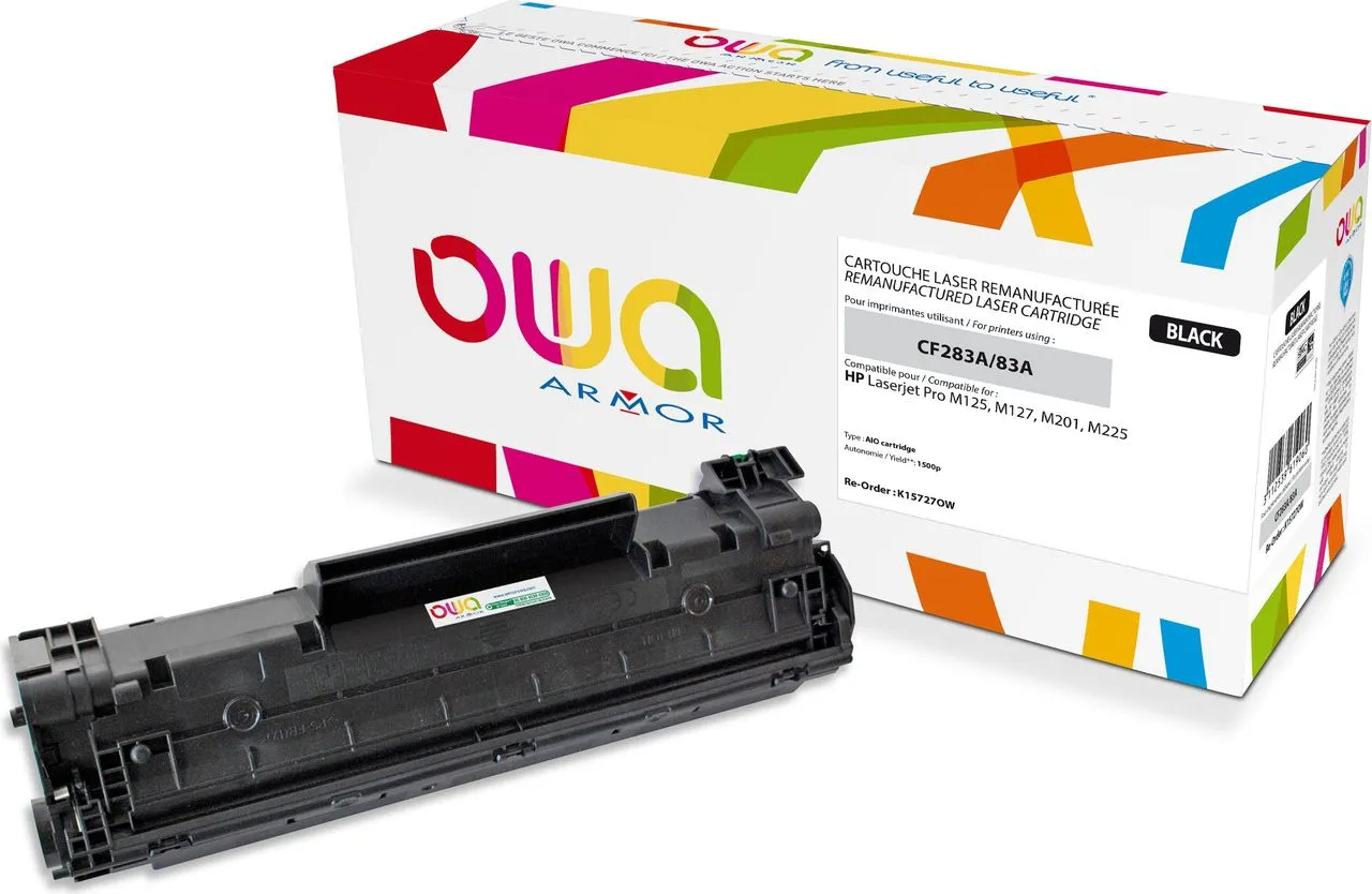 Armor - Toner Compatibile per Hp - Nero - CF283A - 1.500 pag