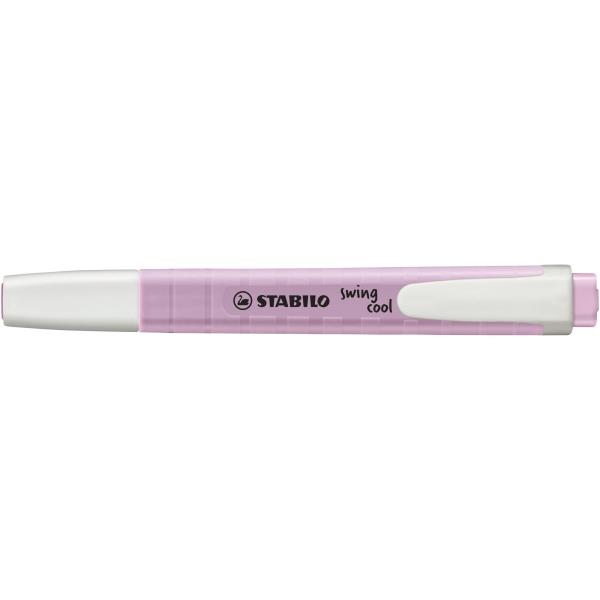 Evidenziatore Swing Cool pastel - punta a scalpello - tratto 1 - 4 mm - glicine 155 - Stabilo