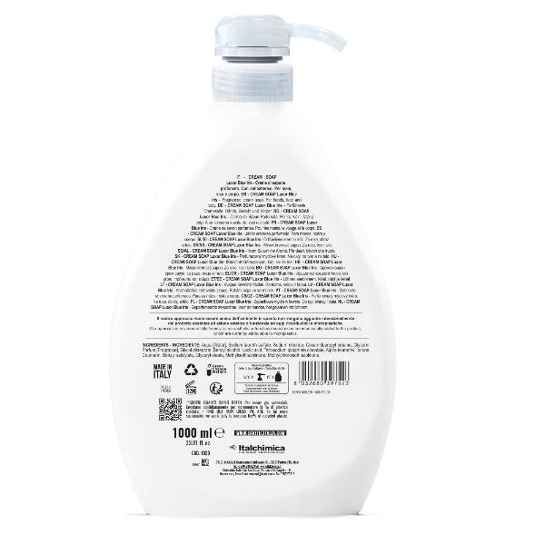 Crema di sapone Luxor Blue - dispenser 1 L - iris blu - Sanitec