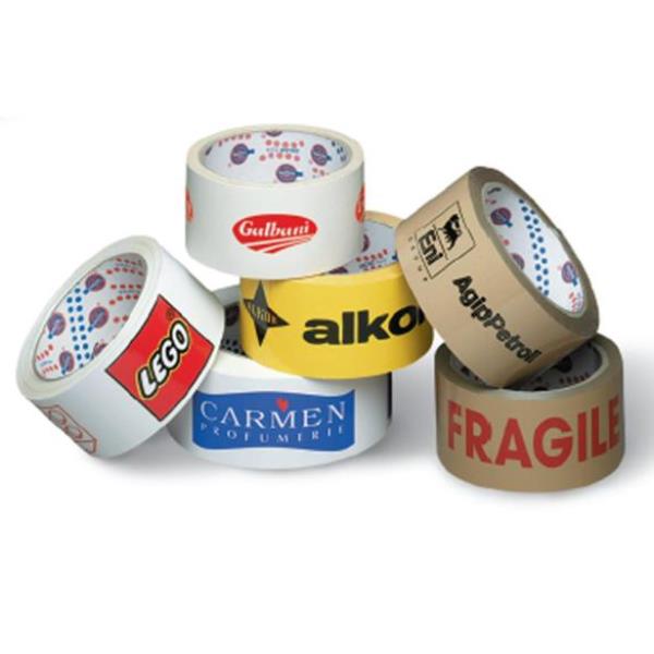 Nastro adesivo PP36NN - "fragile" - 5 cm x 66 m - rosso/bianco - Eurocel