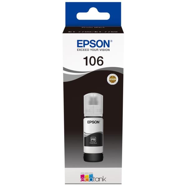 Epson - Tanica - 106 - Nero fotografico - C13T00R140 - 70ml