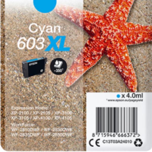 Epson - Cartuccia ink - 603XL - ciano - C13T03A24010 - 350 pag