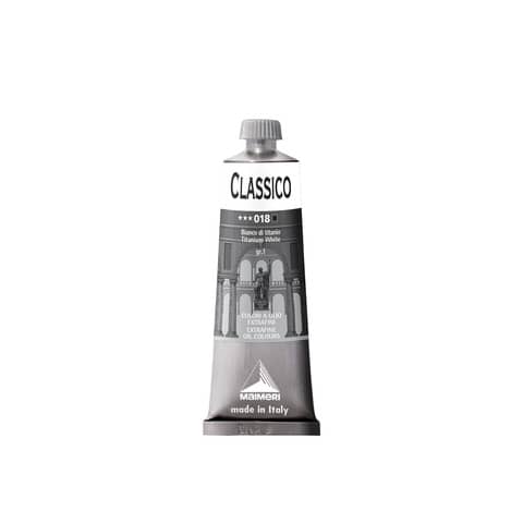 Colore a olio - extrafine - 60 ml - bianco di titanio - Maimeri