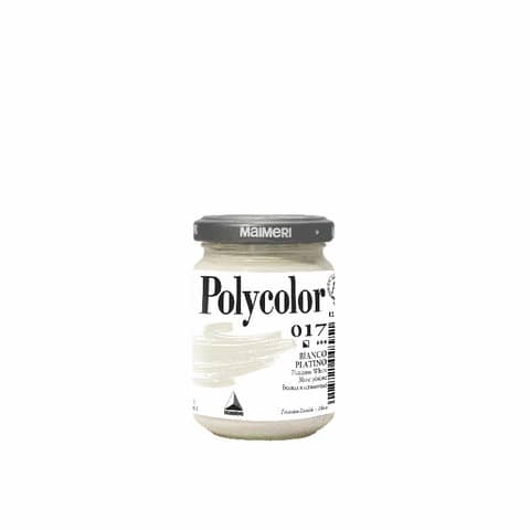 Colore vinilico Polycolor - 140 ml - bianco platino - Maimeri