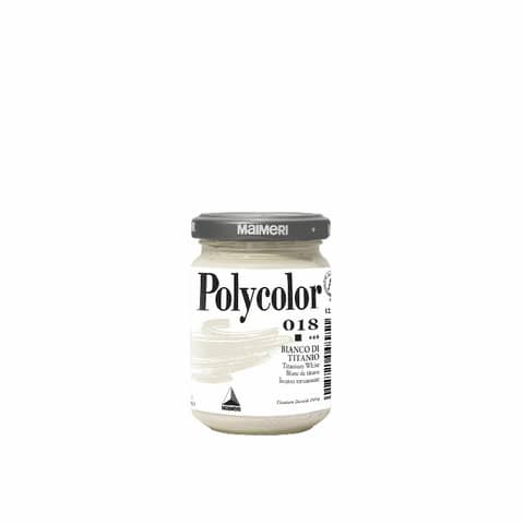Colore vinilico Polycolor - 140 ml - bianco titanio - Maimeri