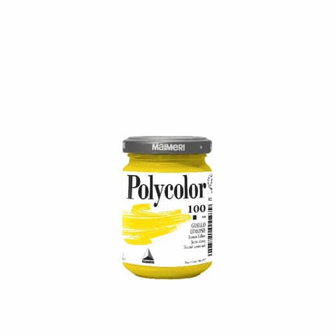 Colore vinilico Polycolor - 140 ml - giallo limone - Maimeri
