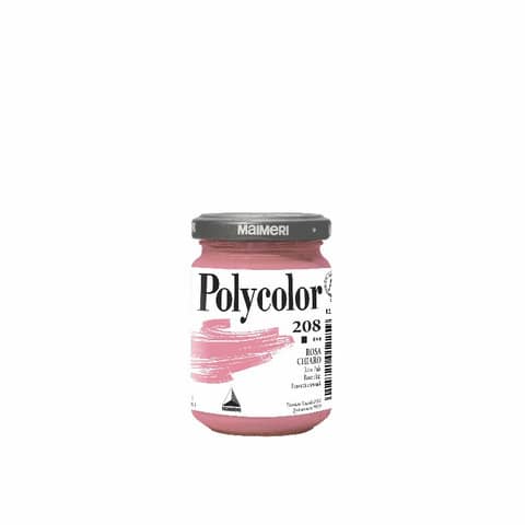 Colore vinilico Polycolor - 140 ml - rosa chiaro - Maimeri