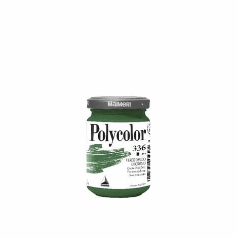 Colore vinilico Polycolor - 140 ml - verde ossido di cromo - Maimeri