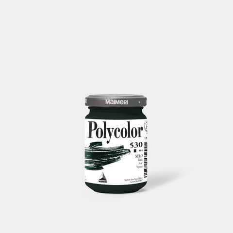 Colore vinilico Polycolor - 140 ml - nero - Maimeri