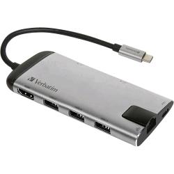 Verbatim - USB-C Adattatore USB 3.1 G1/ USB 3.0 X 3 / HDMI / SDHC / MICRO SDHC / R - 49142