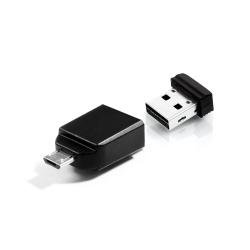 Memoria usb2.0 16gb store 'n' stay nano + otg micro usb adapter