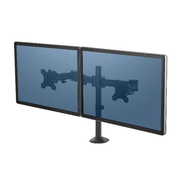 Bracci porta monitor Reflex Series - doppio - 55x11,6x72,6cm - Fellowes