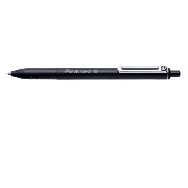 Penna a sfera a scatto iZee - punta 0,7 mm - nero - Pentel