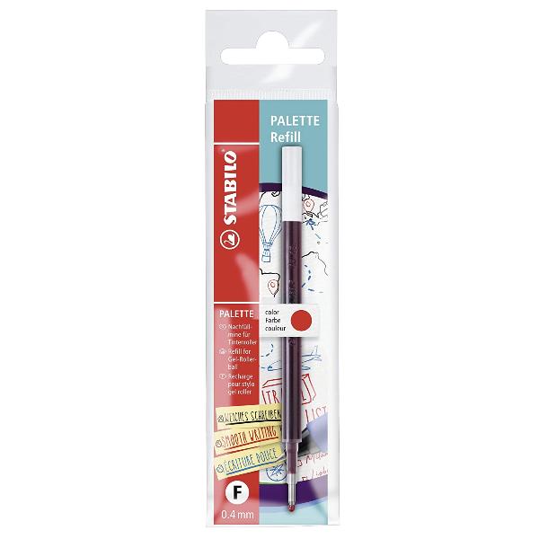 Refill gel per roller a sfera Palette - rosso - Stabilo