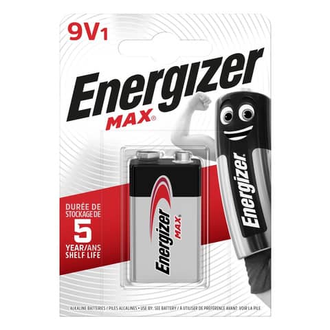 Pila Transistor - 9V - Max - Energizer - blister 1 pezzo