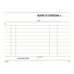 Blocco buoni di consegna - 33/33/33 copie autoric. - 11,5 x 16,5 cm - DU161583300 - Data Ufficio