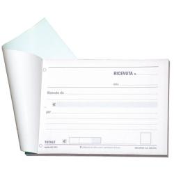 Blocco ricevute generiche - 50/50 copie autoricalcanti - 10 x 16,8 cm - DU162570000 - Data Ufficio