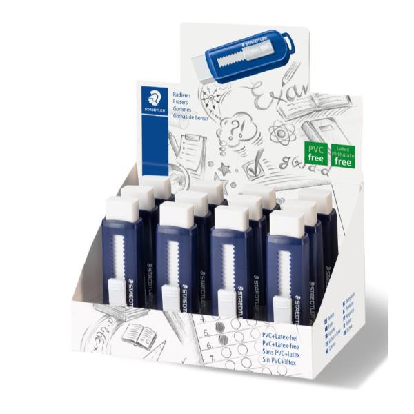 Gomma a scorrimento Eraser - involucro blu - Staedtler