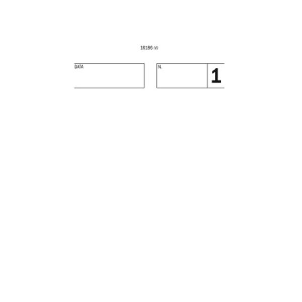 Blocco comande - 25/2 copie autoricalcanti - 10,5 x 7,4 cm - DU161860000 - Data Ufficio