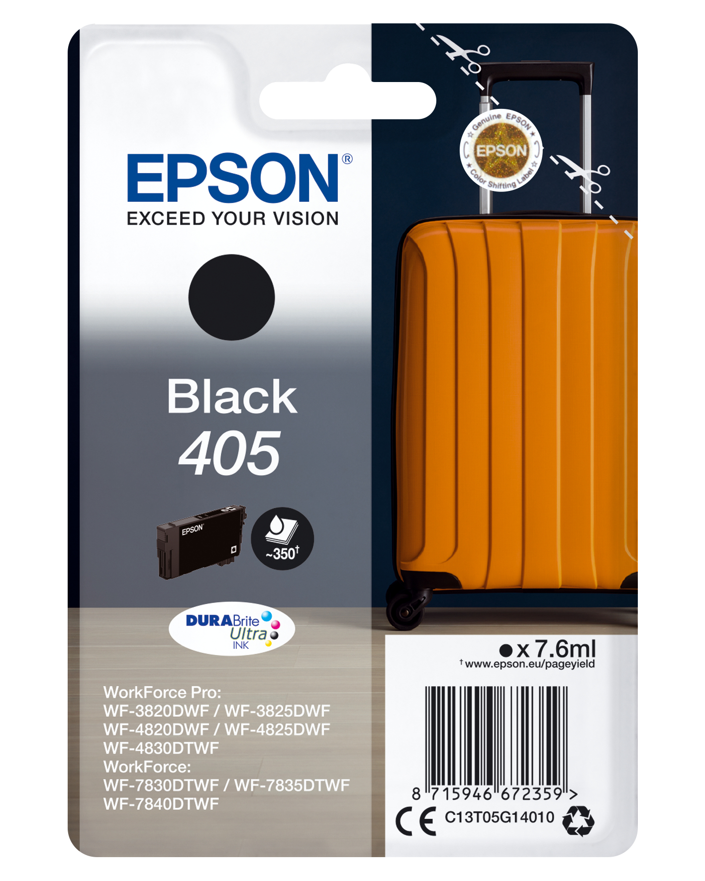 Epson - Cartuccia ink - 405 - Nero - C13T05G14010 - 300 pag