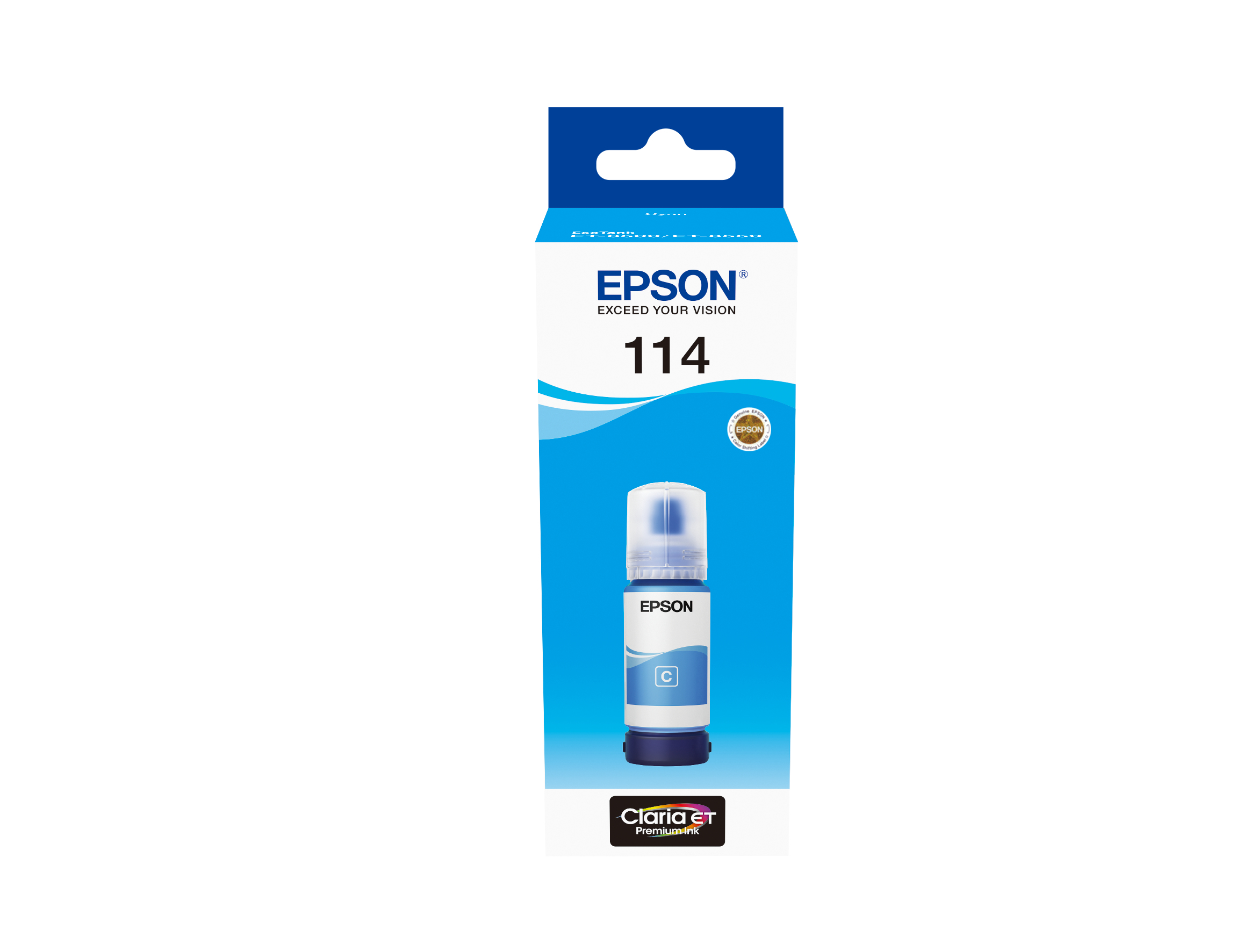 Epson - Eco Tank - 114 - Ciano - C13T07B240 - 70 ml