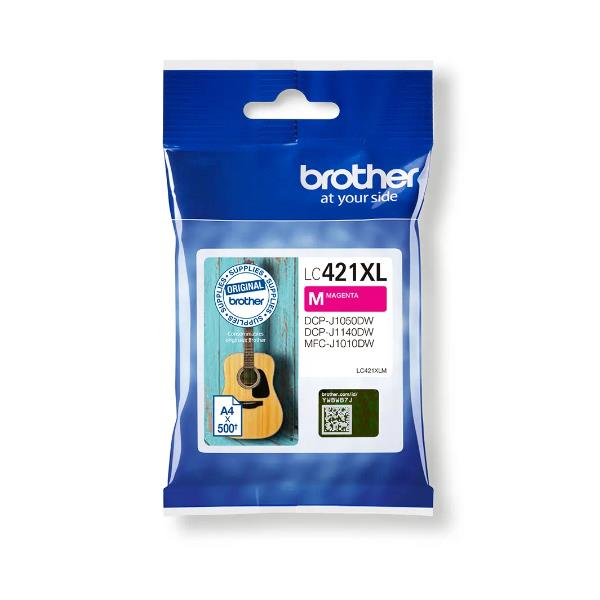 Brother - Cartuccia Ink - Magenta - LC421XLM - 500 pag
