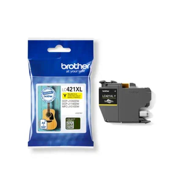 Brother - Cartuccia Ink - Giallo - LC421XLY - 500 pag