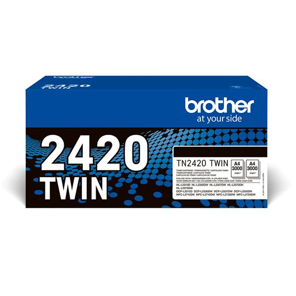 Brother - Bundle di 2 Toner - Nero - TN2420TWIN - 3.000 pag
