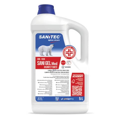Igienizzante mani Sani Gel Med - 5 L - Sanitec