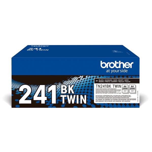 Brother - Bundle di 2 Toner - Nero - TN241BKTWIN - 2.500 pag