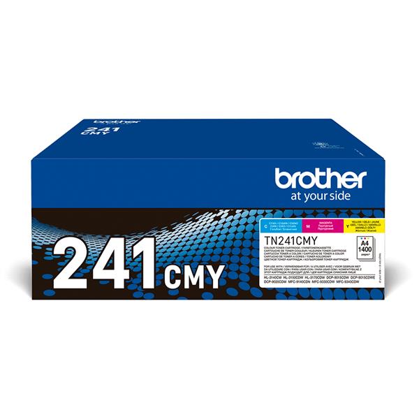 Brother - Bundle di 3 Toner - C/M/Y - TN241CMY - 1.400 pag