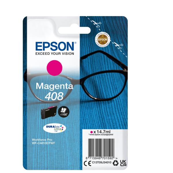 Epson - Cartuccia DuraBrite Ultra 408 - Magenta -  C13T09J34010
