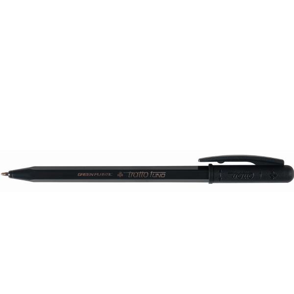 Penna sfera Tratto Uno Green - punta media 1 mm - nero - Tratto - conf. 50 pezzi