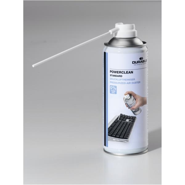 Aria compressa - capovolgibile - per PC-tasteiere-stampanti - 200 ml - Durable