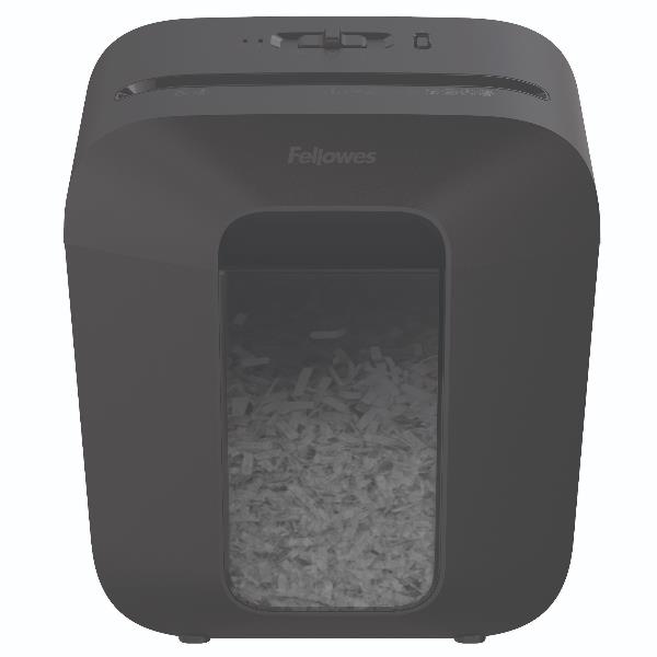 Distruggidocumenti LX-25 - a frammenti - nero - Fellowes